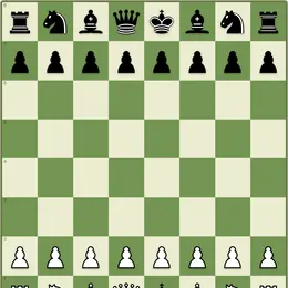 Chess game board