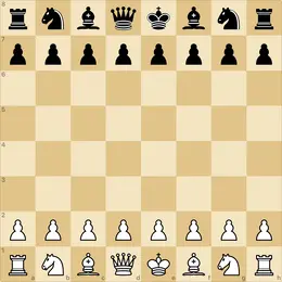 Chess game board