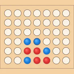 Four in a Row game board