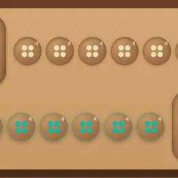 Mancala game board