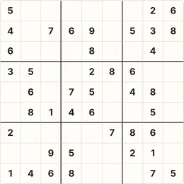 Sudoku puzzle