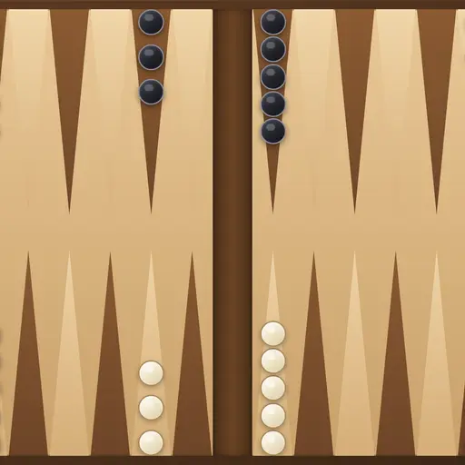 Backgammon game board