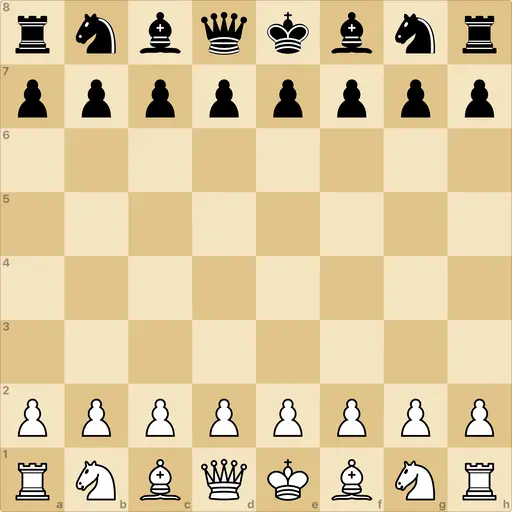 Chess game board