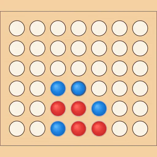 Four in a Row game board
