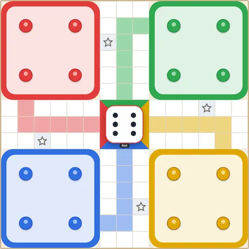 Ludo game board
