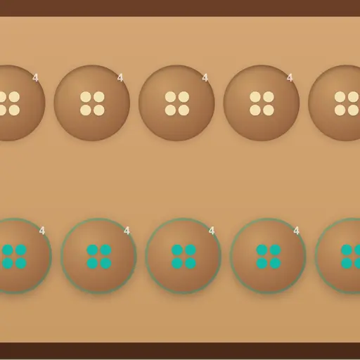 Mancala game board