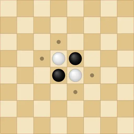 Reversi game board