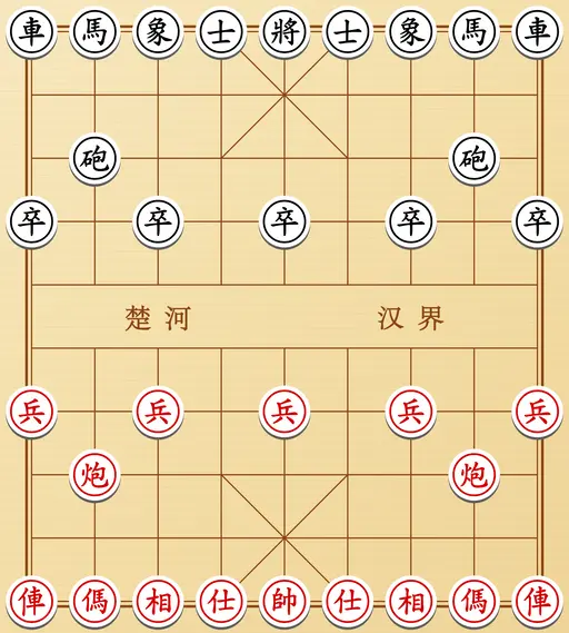 Xiangqi game board